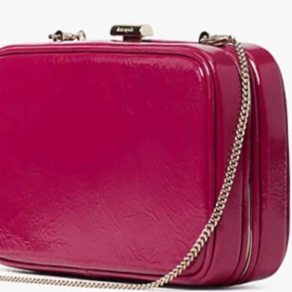Kate Spade New York  Raspberry Tonight Stunning Leather Clutch